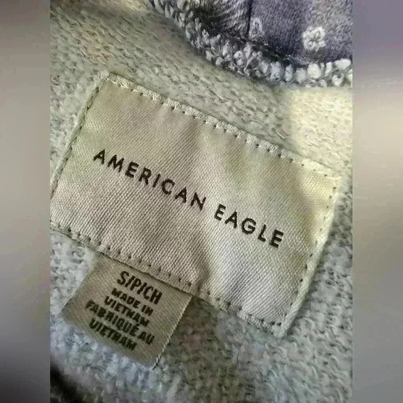 American Eagle Bandana Hoodie Size Small - Picture 8 of 8